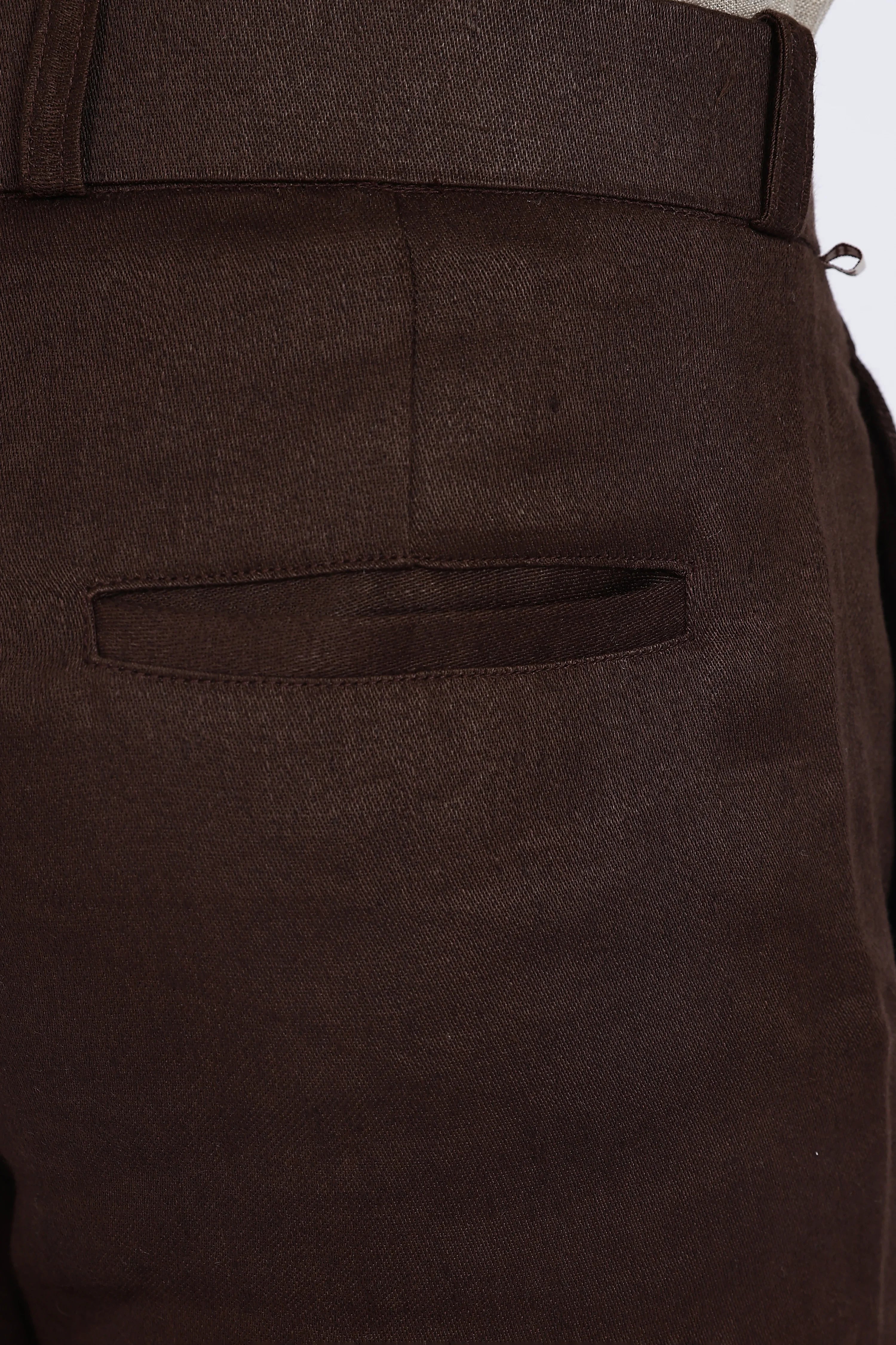 Men’s Brown Linen Pants – 100% Pure Linen Trousers | Linen Culture